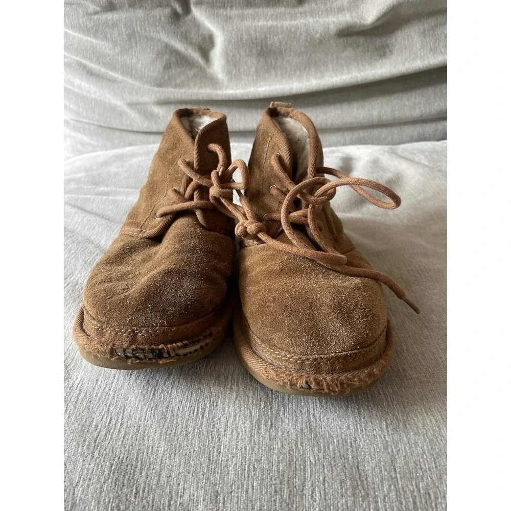 UGG Neumel II Short Chukkam Lace‎ Up Brown Boots Kids Size 3 UGG S/N 1017320K